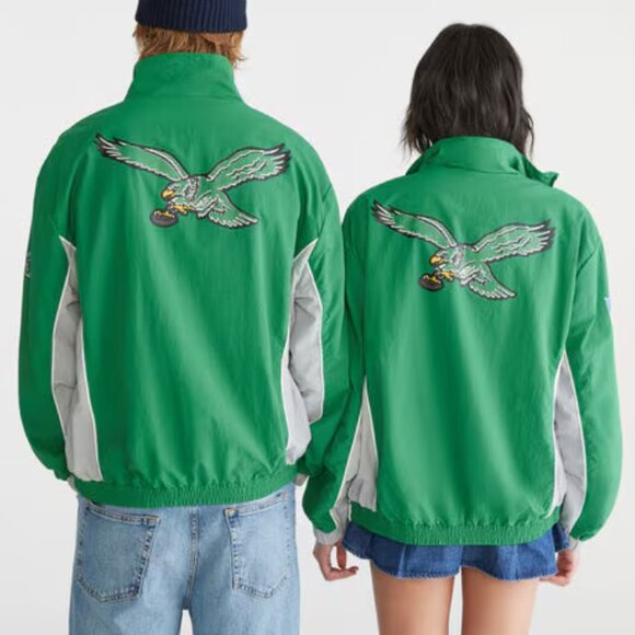 NWT Aeropostale Philadelphia Eagles Jacket - Kelly Green - Picture 2 of 2
